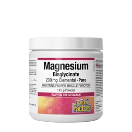 Natural Factors Magnesium Bisglycinate Pure 200 mg (145 g)