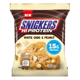 SNICKERS HiProtein Cookie 60g – White Chocolate & Peanut (Fehércsoki-mogyoró)