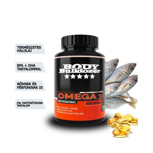 Omega 3 Professional 100 kaps - BodyBulldozer