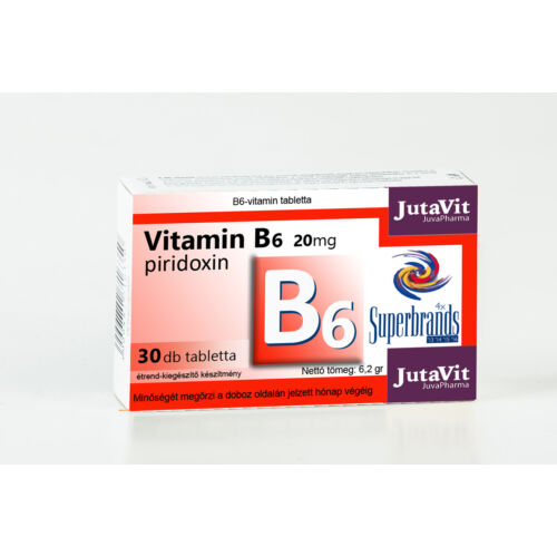 JutaVit B6 Vitamin 20mg 30db