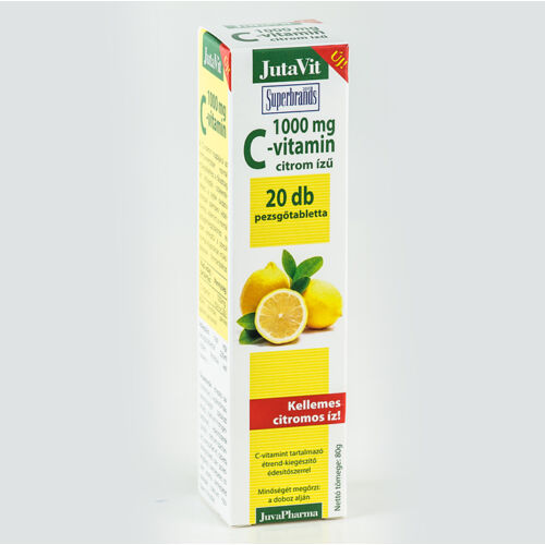 JutaVit C-vitamin 1000mg pezsgőtabletta 20db