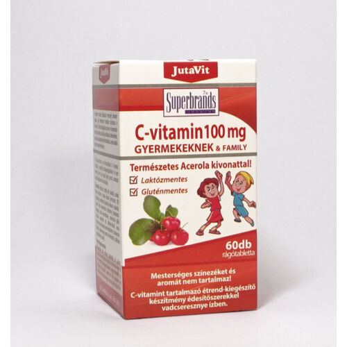 JutaVit C-vitamin 100mg + Acerola kivonat 60db