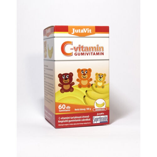 JutaVit C-vitamin Gumivitamin 60db - Banán