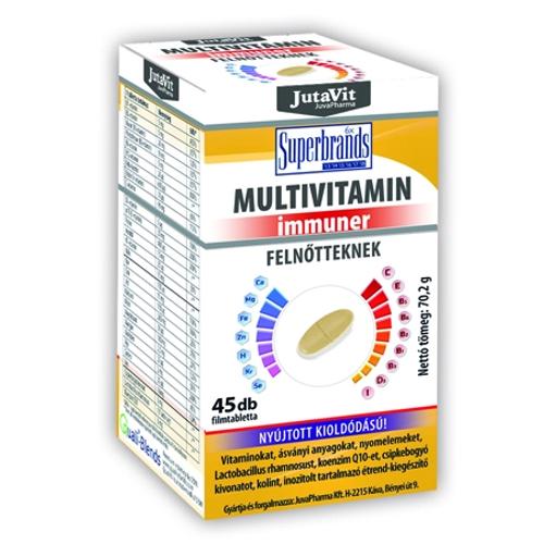 JutaVit Multivitamin Immuner Felnőtteknek – 45db