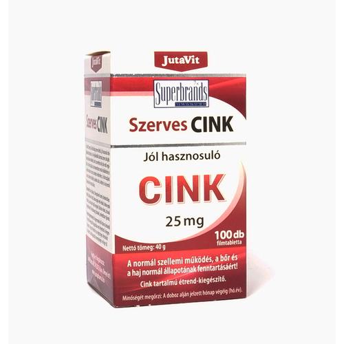 JutaVit Szerves Cink tabletta 100db