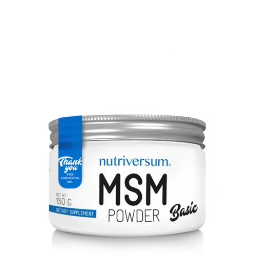 MSM Powder - 150 g - BASIC - Nutriversum - ízesítetlen