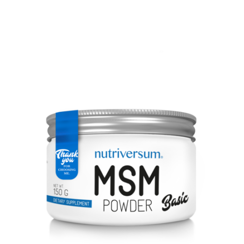 MSM Powder - 150 g - BASIC - Nutriversum - ízesítetlen