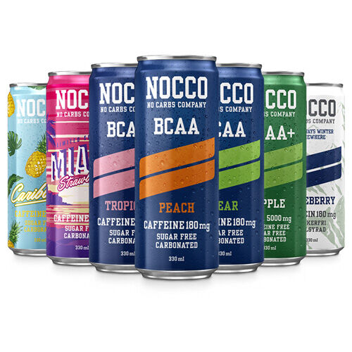Nagyker Nocco Bcaa+ Koffein 330ml Eper