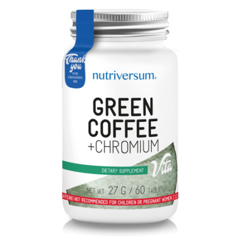 Nutriversum Green Coffee + Chromium VITA - 60 tabletta 