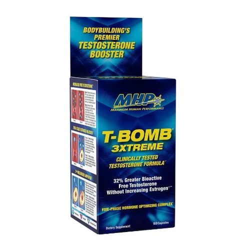 MHP T-Bomb 3XTREME - Tesztoszteron Fokozó Formula (168 Tabletta)