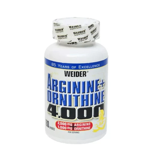Weider Arginine + Ornithine 4000 (180 Kapszula)