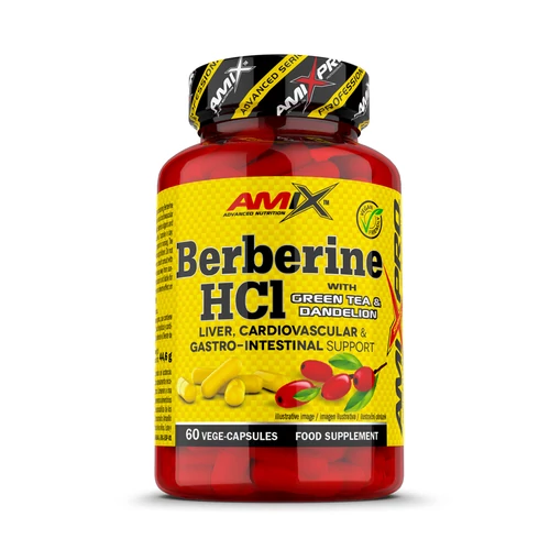 Amix Pro Berberine HCI With Green Tea & Dandelion (60 Kapszula)