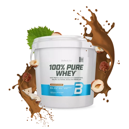 BiotechUSA 100% Pure whey 4000g Vanilia