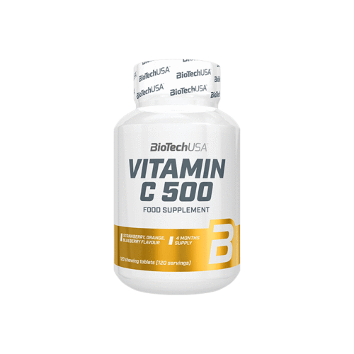 BiotechUSA Vitamin C 500 120 rágótabletta