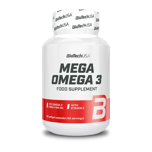 BiotechUSA Mega Omega 3 - (2x90db) lágykapszula