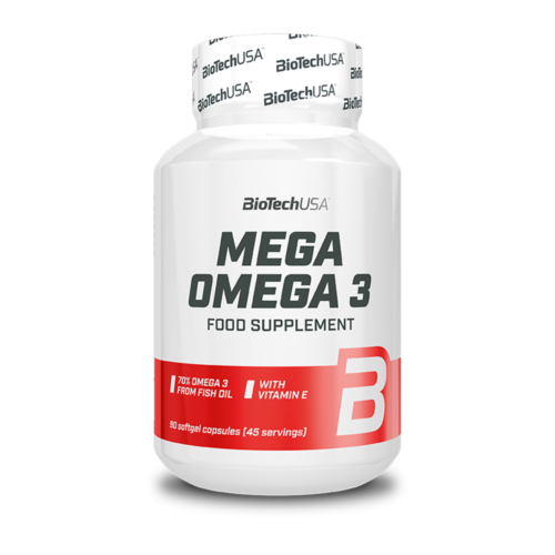 BiotechUSA Mega Omega 3 - (2x90db) lágykapszula