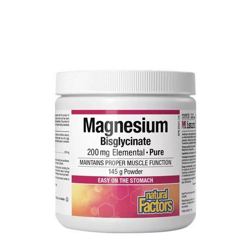 Natural Factors Magnesium Bisglycinate Pure 200 mg (145 g)