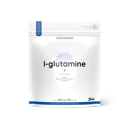 Nutriversum BASIC 100% L-Glutamine 500g Izesitetlen