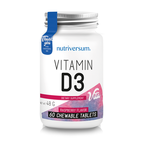 D3 - 60 rágótabletta - VITA - Nutriversum