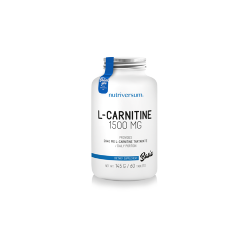 Nutriversum BASIC L-carnitine 1500mg 60 tabletta