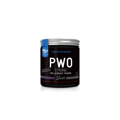 Nagyker Nutriversum DARK PWO Strong 210g Feketeribizli