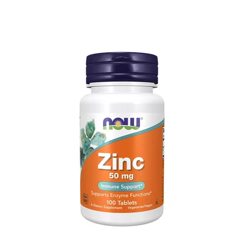 Now Foods Cink 50 mg (Zinc 100 Tabletta)