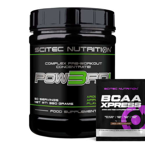 Scitec Nutrition Pow3rd! 2.0 - 350g + ajándék Bcaa