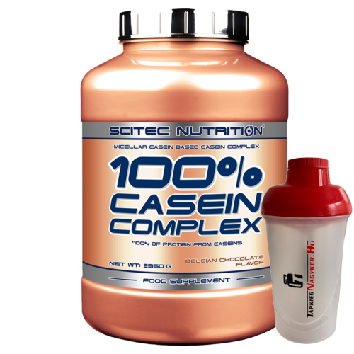 Scitec Nutrition 100% Casein Complex - 2350g + ajándék Shaker