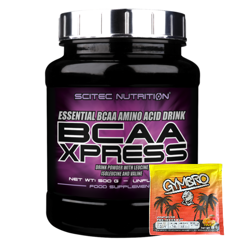Scitec Nutrition BCAA Xpress 500g  +GymBro Pre Workout 19g