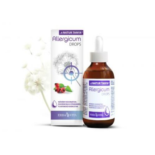 ErbaVita® Allergicum URTO, allergia elleni csepp - Állati szőr, penész, atkák, pollen, házi por ellen.