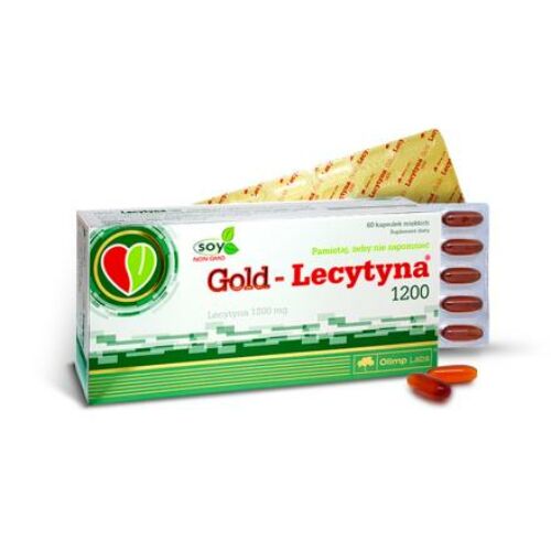 Olimp Labs® Gold Lecytyna® 1200 - folyékony szója-lecitint kapszula. Hogy el ne felejtsük! GMO-mentes.