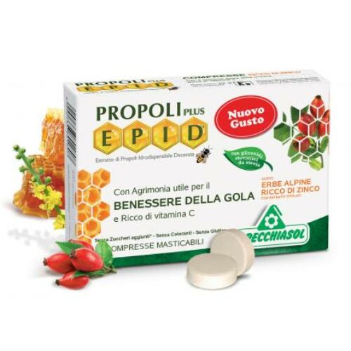 Specchiasol® Cukormentes Propolisz szopogatós tabletta cinkkel dúsítva,alpesi gyógynövénnyel - EPID® szabadalom