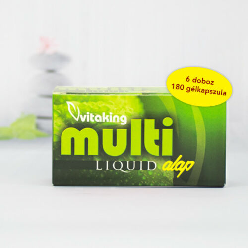 Vitaking Multi Liquid Alap multivitamin – 6 doboz (180)