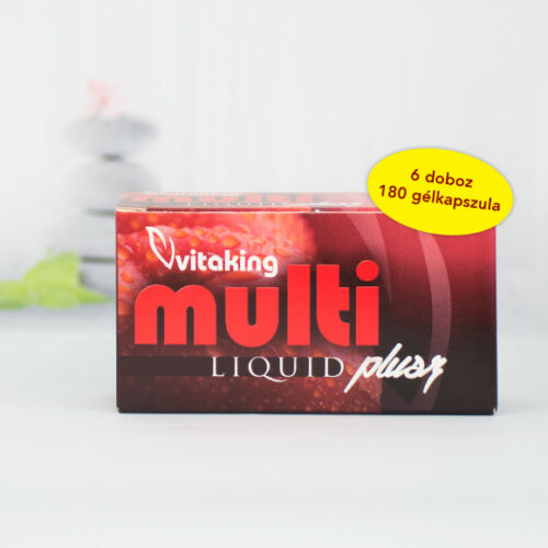 Vitaking Multi Liquid Plusz új formula – 6 doboz (180)
