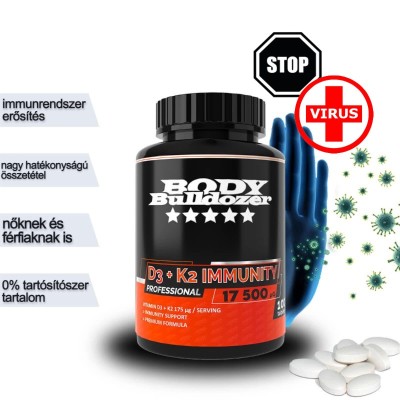 D3+K2 Immunity Professional 100 tabl - BodyBulldozer
