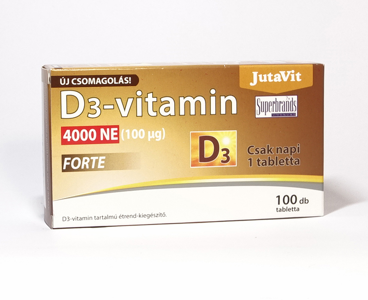 JutaVit D3-vitamin 4000NE (100μg) 100db