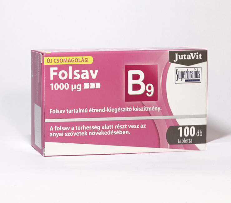 JutaVit Folsav 1000µg - 100 tabletta