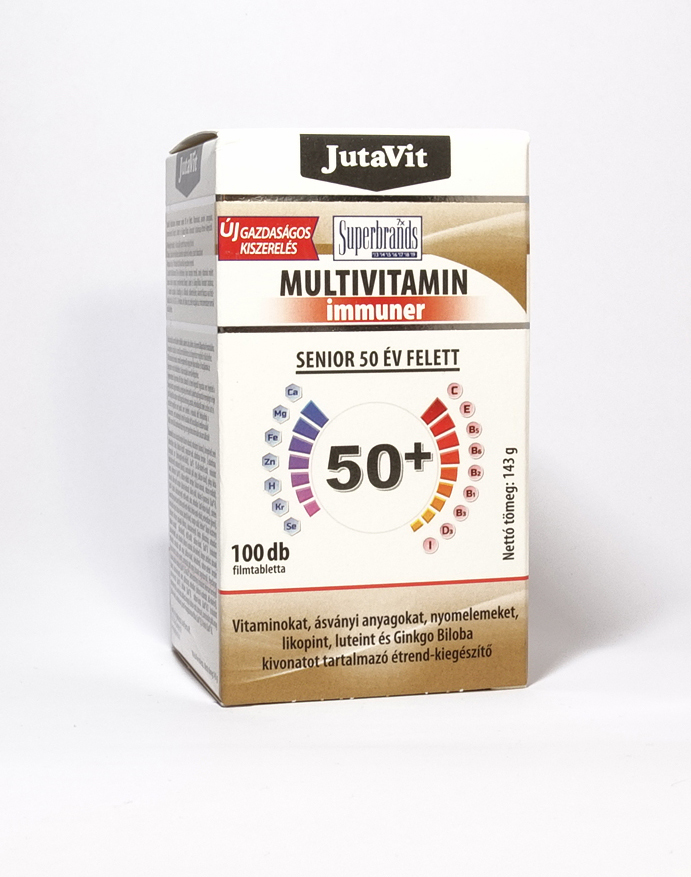 JutaVit Multivitamin 50 év felettieknek - 100db