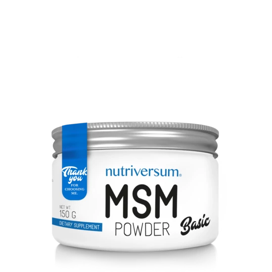 MSM Powder - 150 g - BASIC - Nutriversum - ízesítetlen