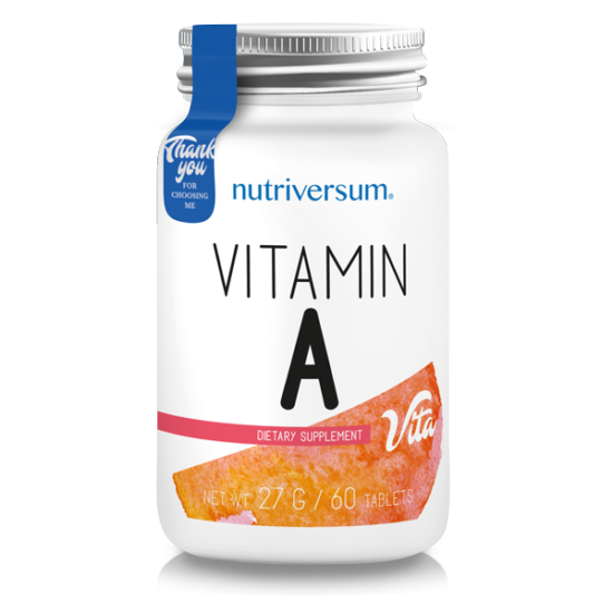 Vitamin A - 60 tabletta - VITA - Nutriversum