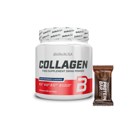 BiotechUSA Collagen 300g + ajándék Protein bar