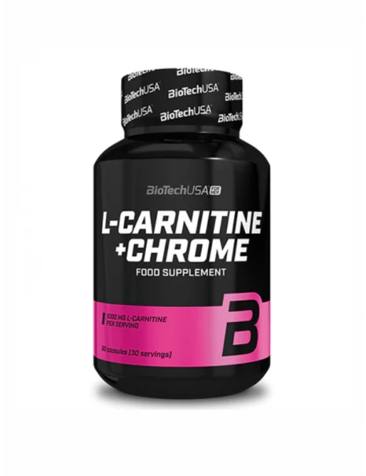 BiotechUSA L-Carnitine + Chrome 60 kapszula