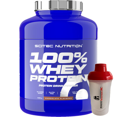 Scitec Nutrition 100% Whey Protein - 2350g +ajándék Shaker