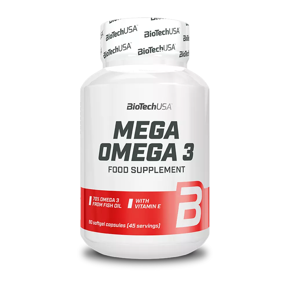 BiotechUSA Mega Omega 3 - 180 lágykapszula