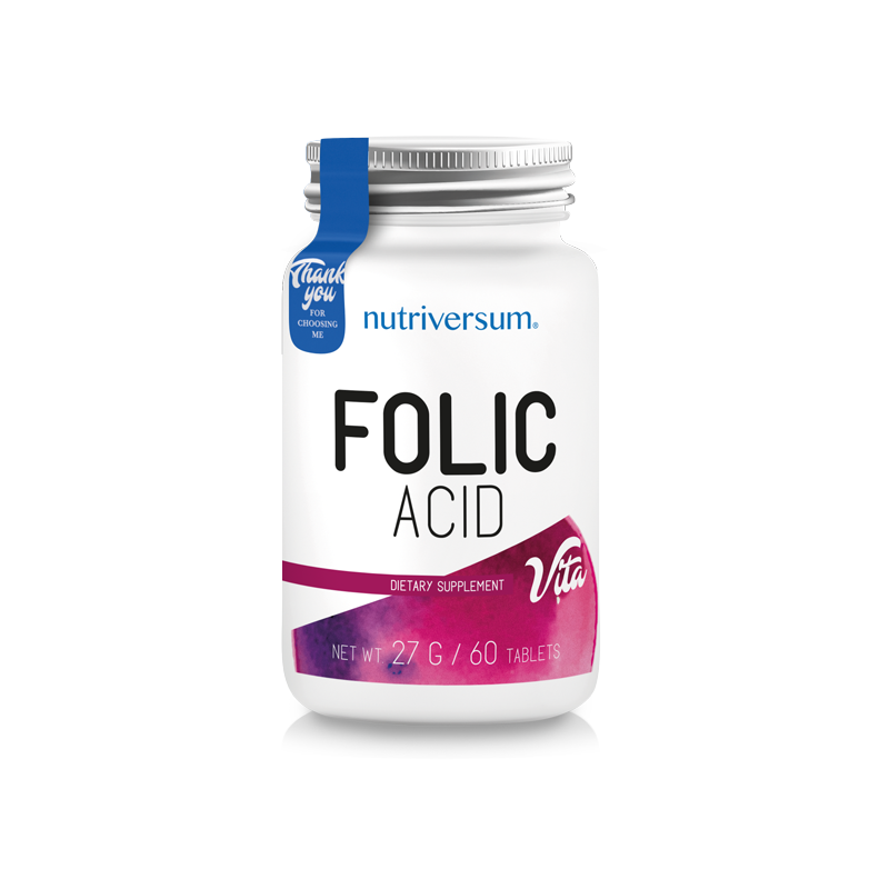 Folic Acid - 60 tabletta - VITA - Nutriversum