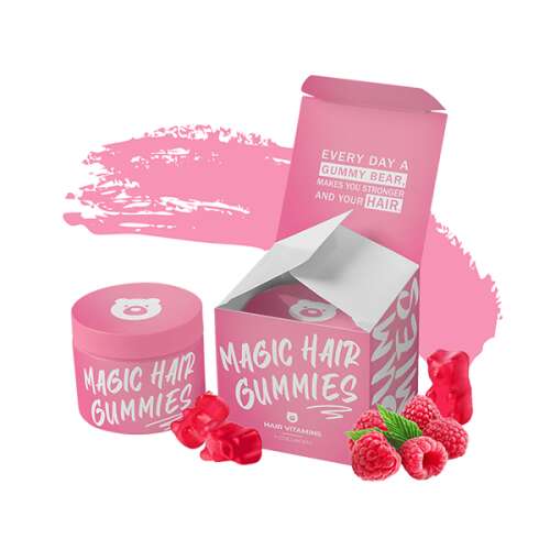 Magic Hair Gummies hajvitamin kollagénnel