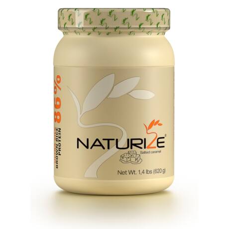 Naturize Ultra Silk  barnarizs-fehérjepor 620g Sós Karamell 86% FEHÉRJE