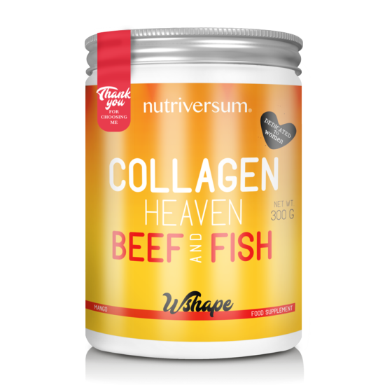 Nutriversum Collagen Heaven Beef&Fish WSHAPE - 300g 2db (5600ft/db)