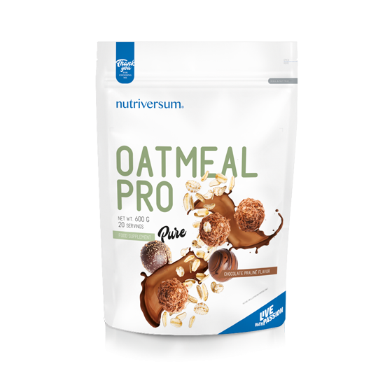 Nutriversum Oatmeal PRO PURE - 600g Csoki-Praliné