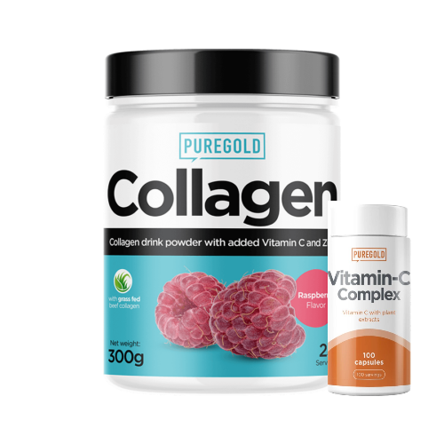 PureGold Collagen 300g + Ajándék 1 db C-Complex 45 caps